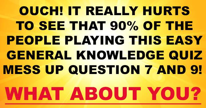 Banner for They completely botched this simple quiz!