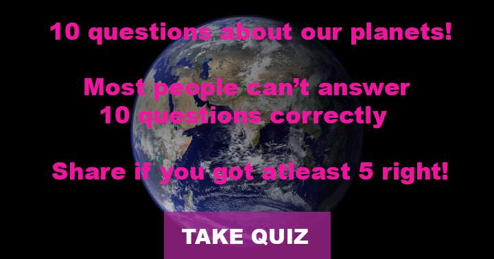 10 Questions about our planets