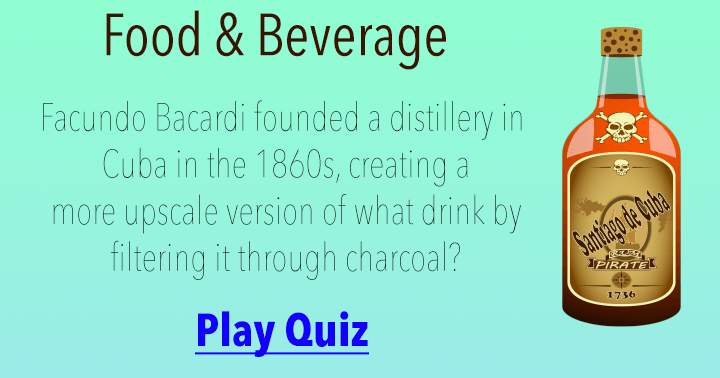 Food & Beverage Quiz